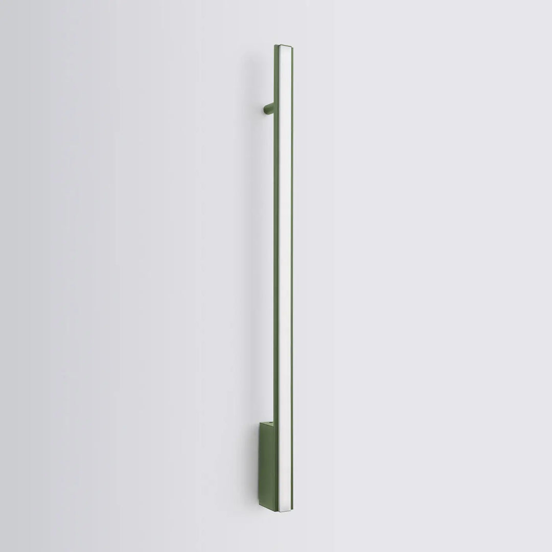 Applique murale lagom 90 3000k vert olive avec design minimaliste en métal finition excellente collection lagom allie