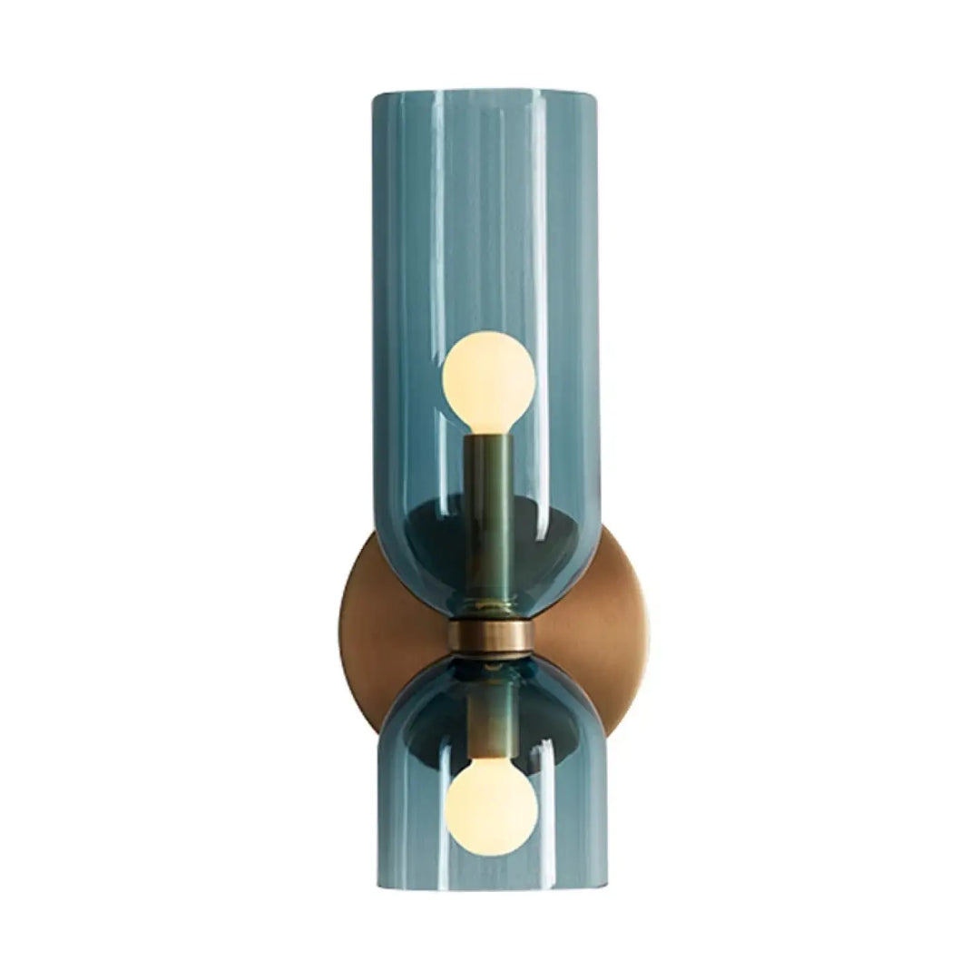 Applique murale verticale en verre style contemporain