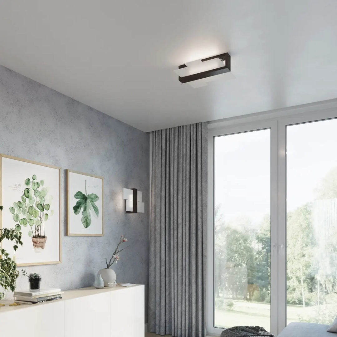 Applique murale feniks 1 wenge noire avec design intemporel pour une atmosphère unique et lampes surprenantes