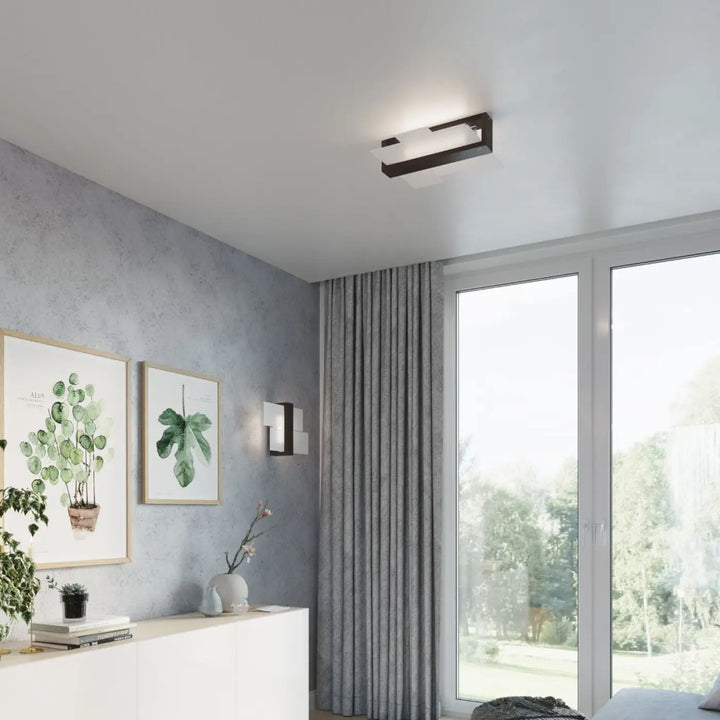 Applique murale feniks 1 wenge noire avec design intemporel pour une atmosphère unique et lampes surprenantes