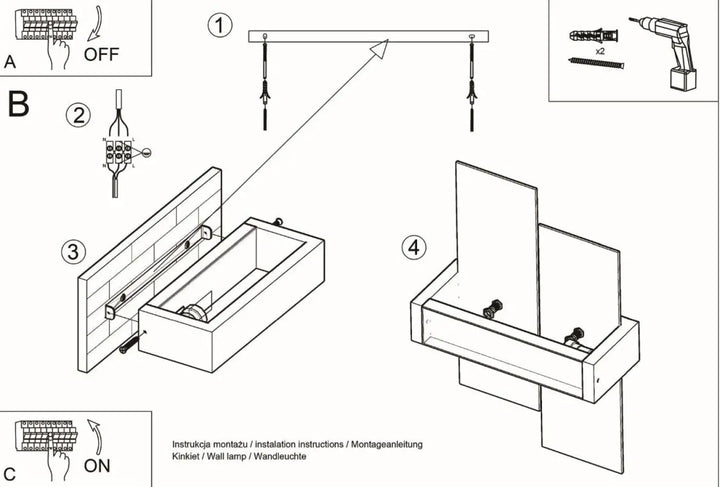 Applique murale feniks 1 en plastique blanc avec bras ajustables pour créer une atmosphère unique et un design intemporel