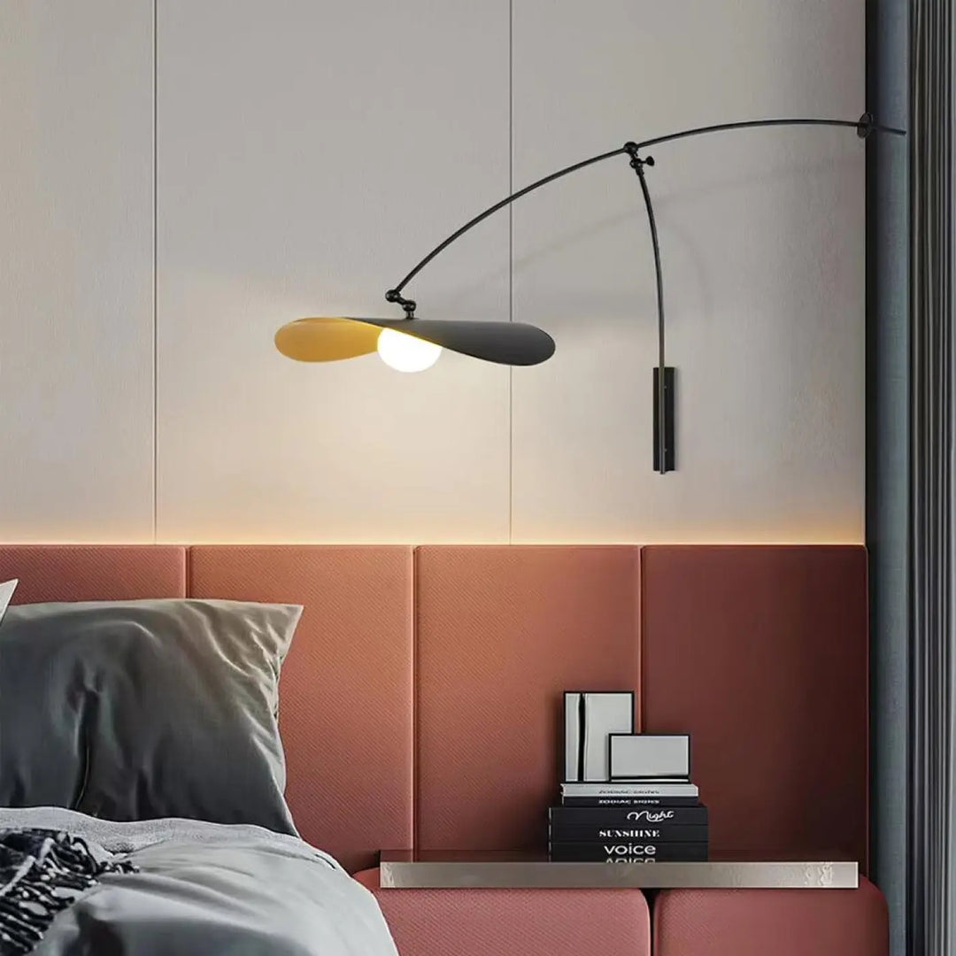 Applique Murale XXL Noire Aluminium Style Épuré