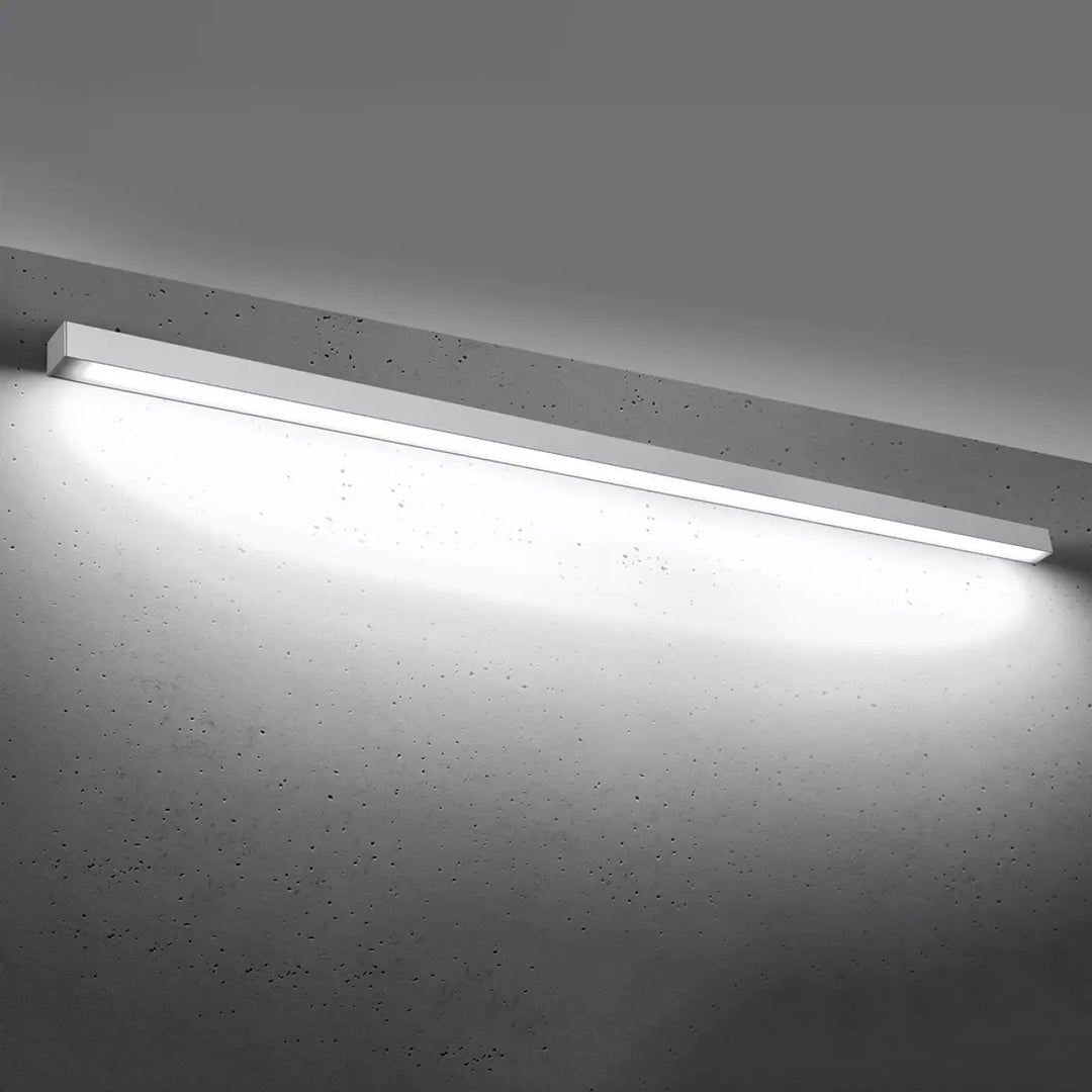 Applique murale pinne 200 blanc avec module led blanc moderne émettant un éclairage uniforme aux paramètres d’éclairage optimaux