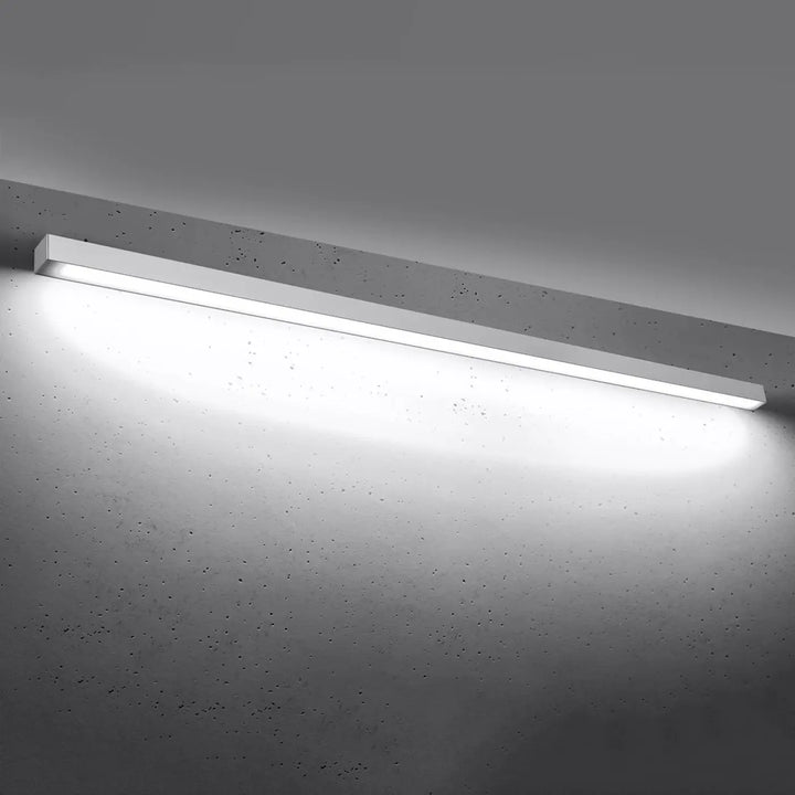 Applique murale pinne 200 blanc avec module led blanc moderne émettant un éclairage uniforme aux paramètres d’éclairage optimaux