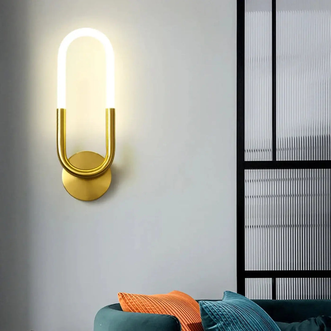 Appliques Murales LED Dorées Ou Noires En Aluminium