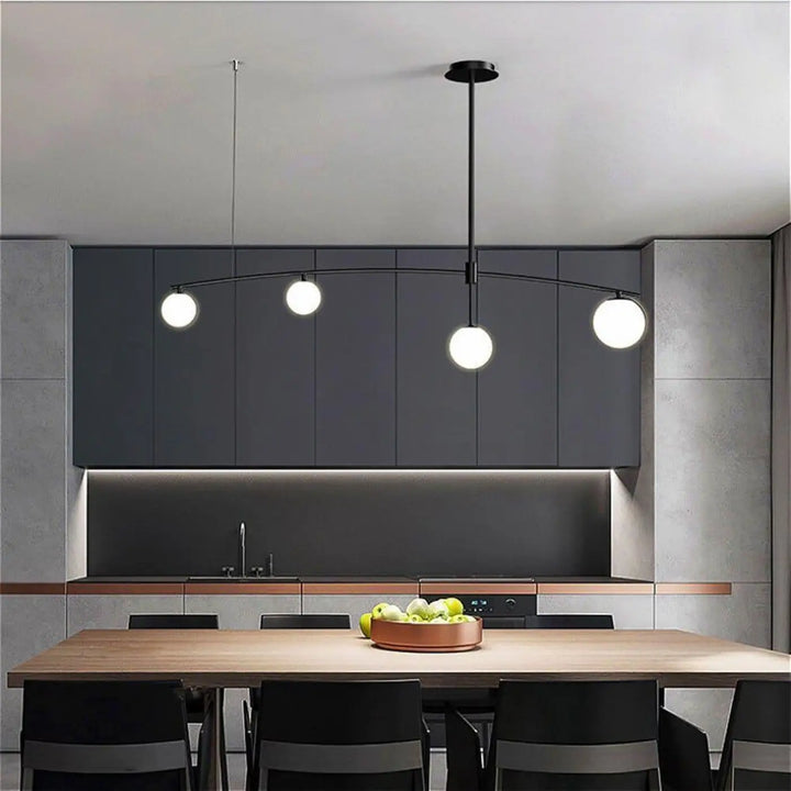 Boule Verre Suspension Au Design Moderne