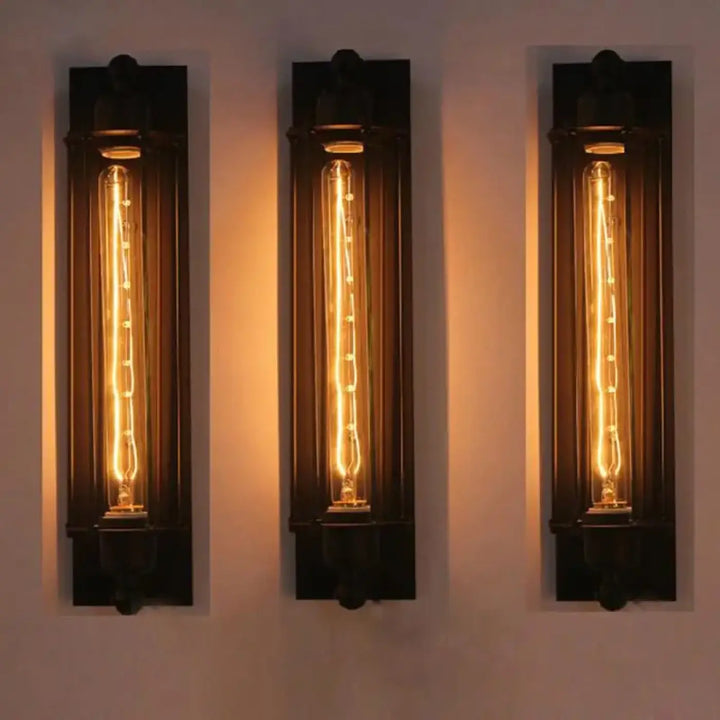 Grande Applique Murale Au Style Punk Noire Design Industriel