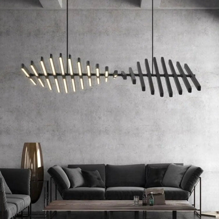 Grande Suspension Design Arête De Poisson