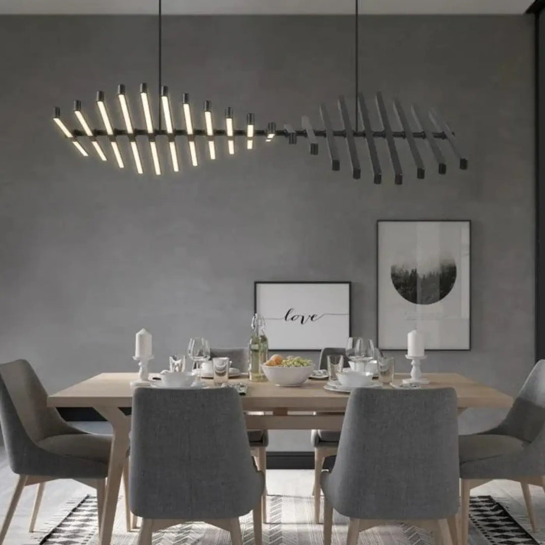 Grande Suspension Design Arête De Poisson