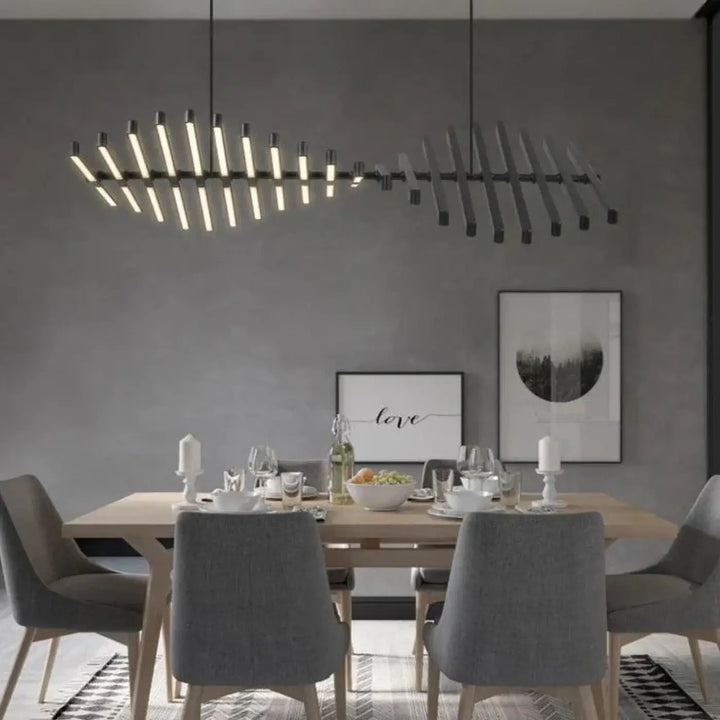 Grande Suspension Design Arête De Poisson