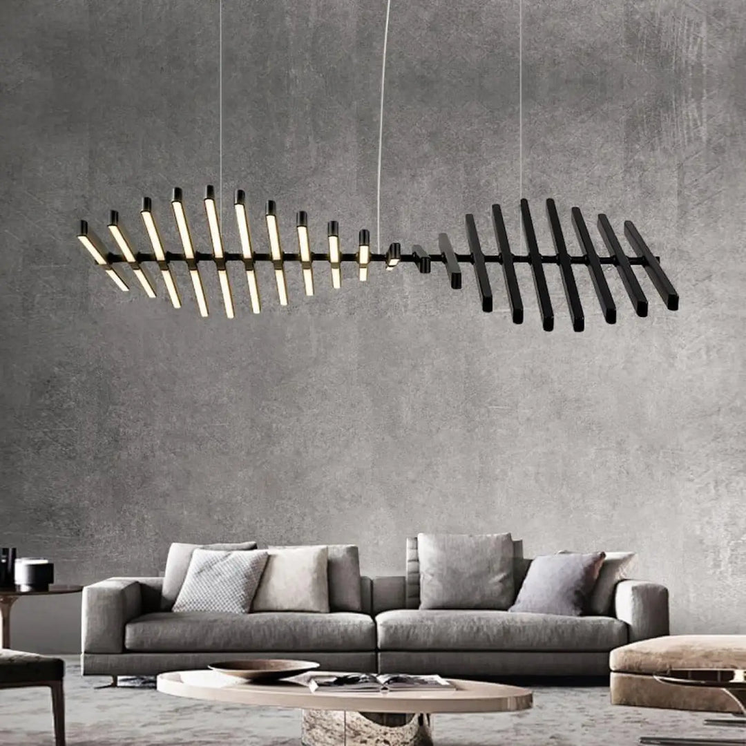 Grande Suspension Design Arête De Poisson
