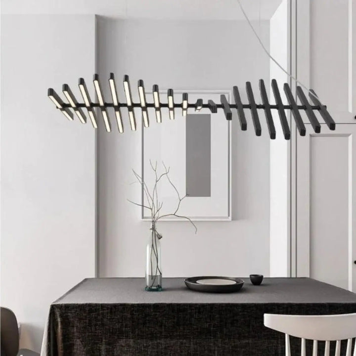 Grande Suspension Design Arête De Poisson