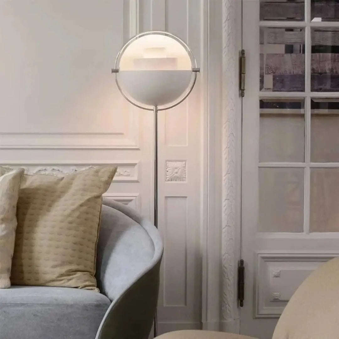 Lampadaire design en métal doré et noir moderne chic doré