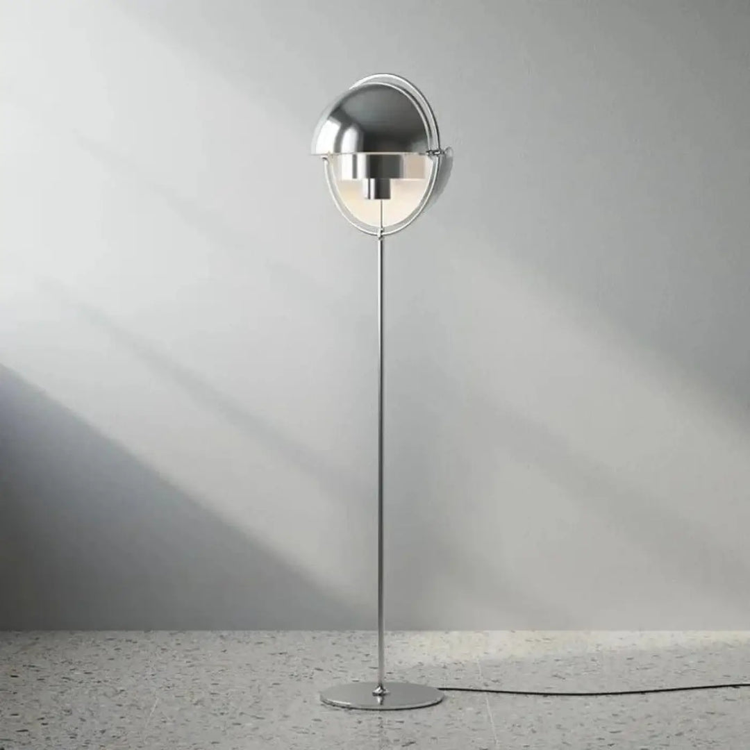 Lampadaire design en métal doré et noir moderne chic doré