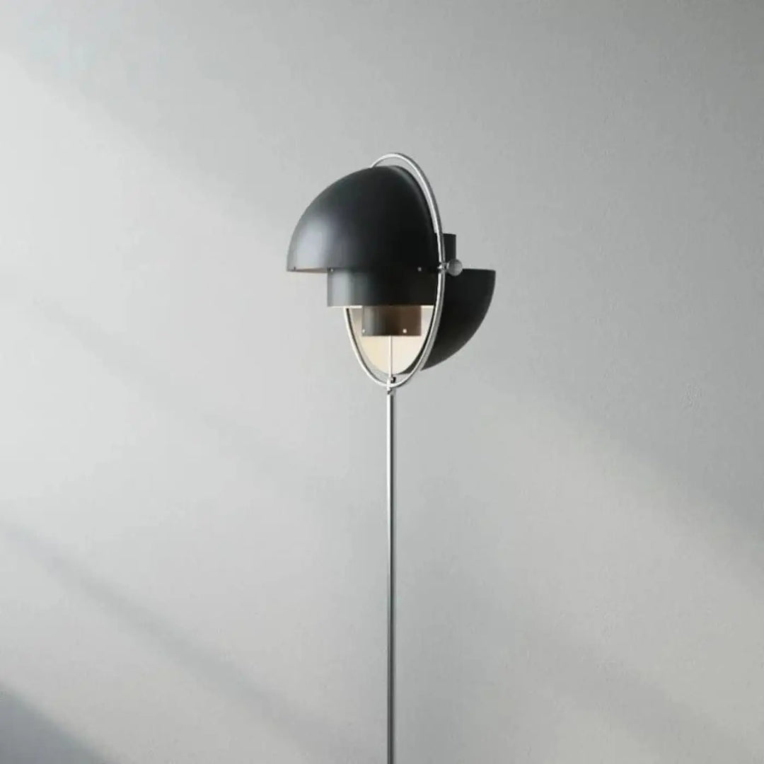 Lampadaire design en métal doré et noir moderne chic doré