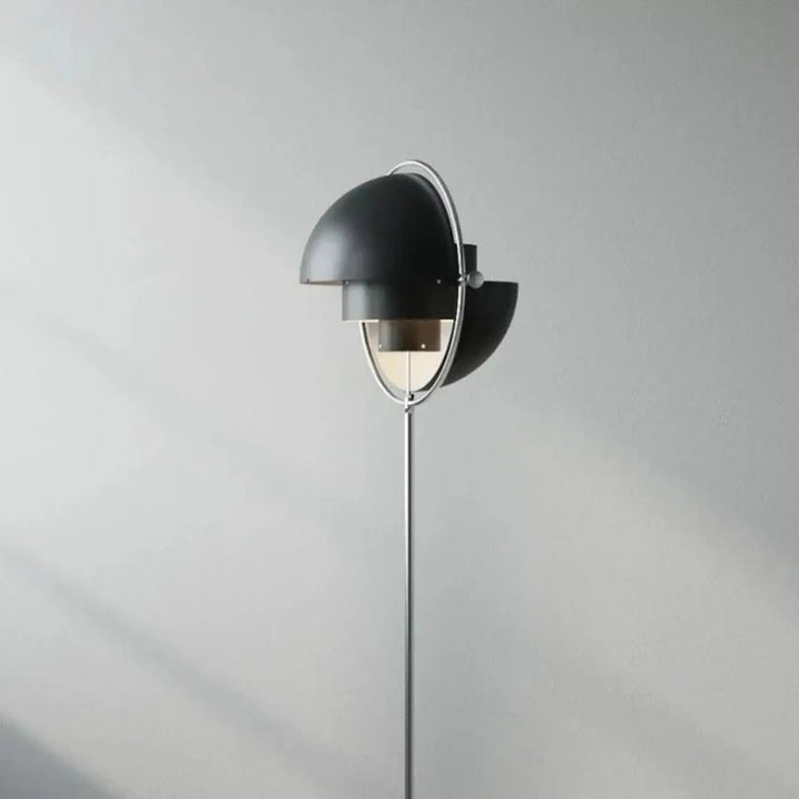 Lampadaire design en métal doré et noir moderne chic doré