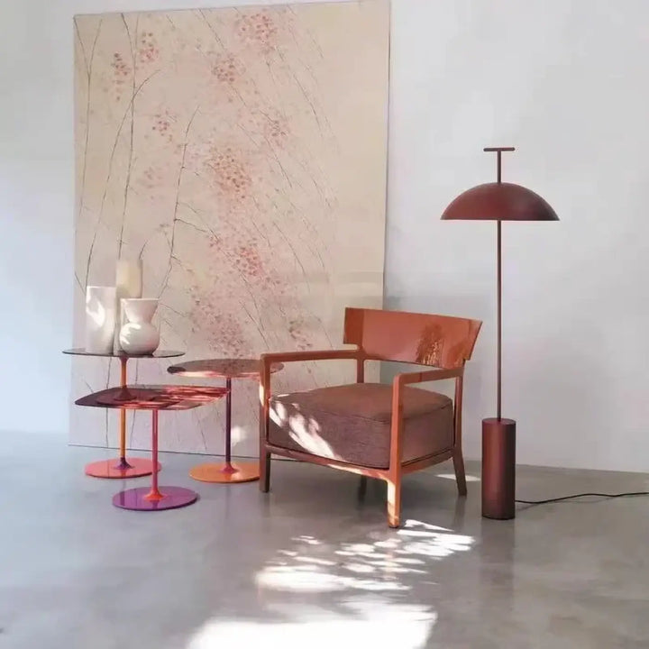 Lampadaire design minimaliste en métal contemporain chic