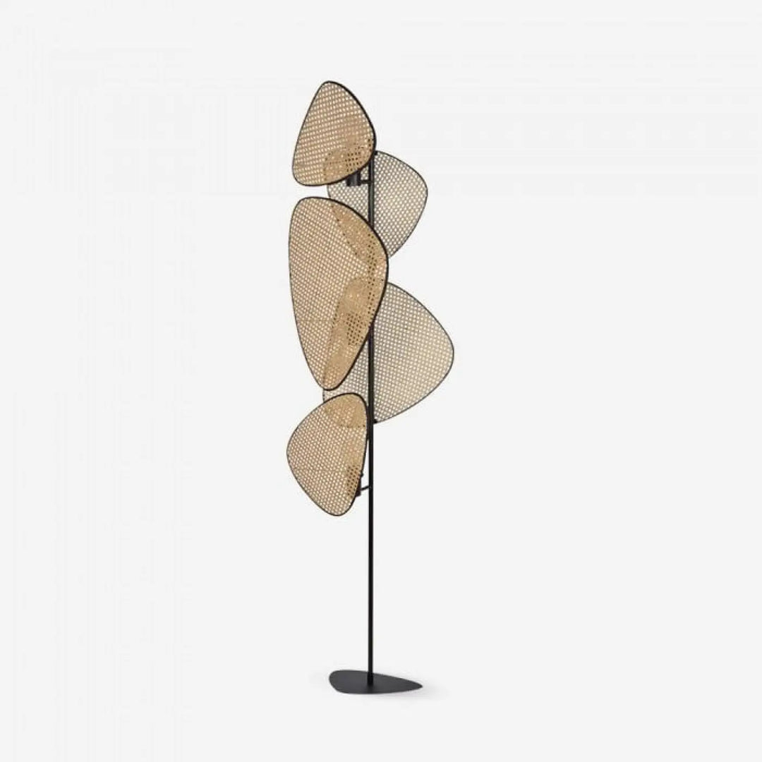 Lampadaire sculptural noir ou beige style unique déco