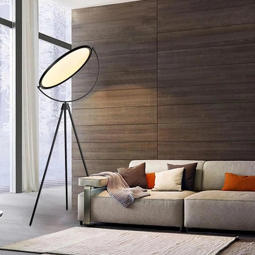Lampadaire Originale En Aluminium Noir Style Projecteur