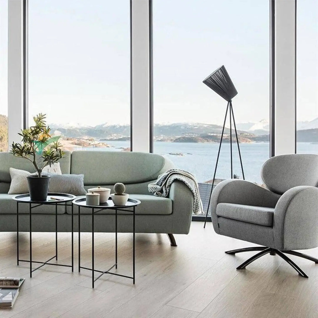 Lampadaire Style Scandinave Avec Abat-Jour Inclinable
