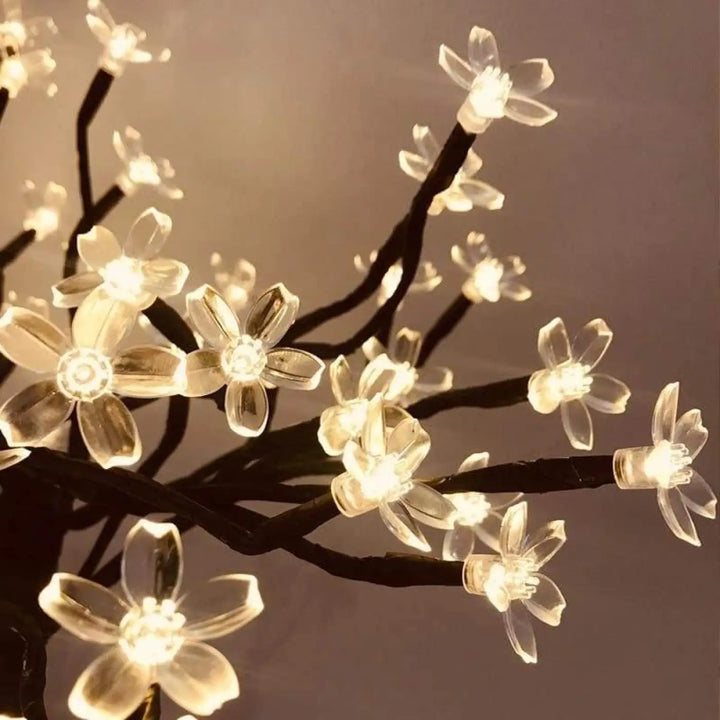 2. Lampe Arbre Noir En Acrylique Pour Chevet Design