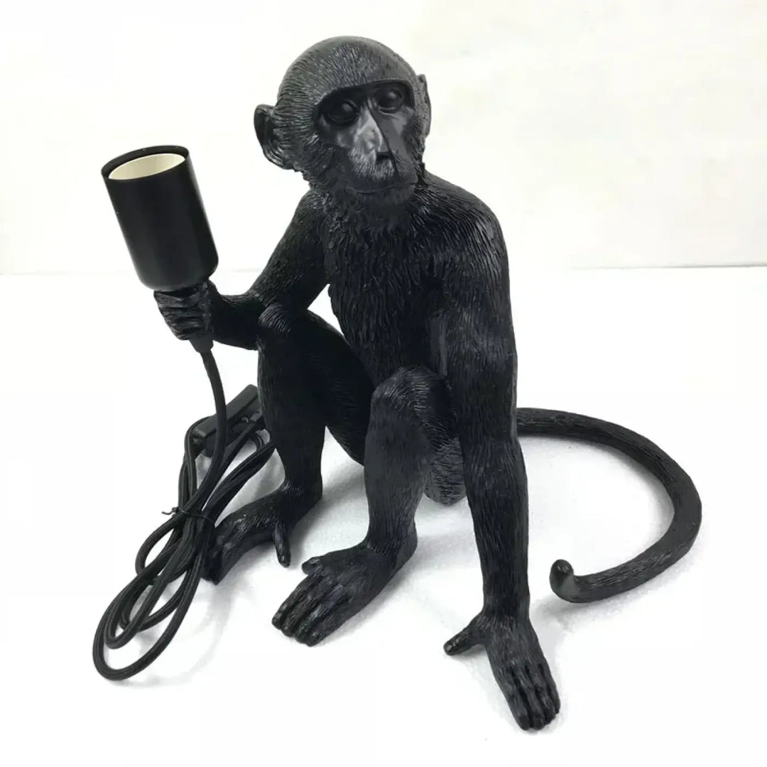 Lampe de chevet kapok en résine noire avec finition mate et surface texturée pour une lumière douce et une décoration intérieure moderne chevet moderne