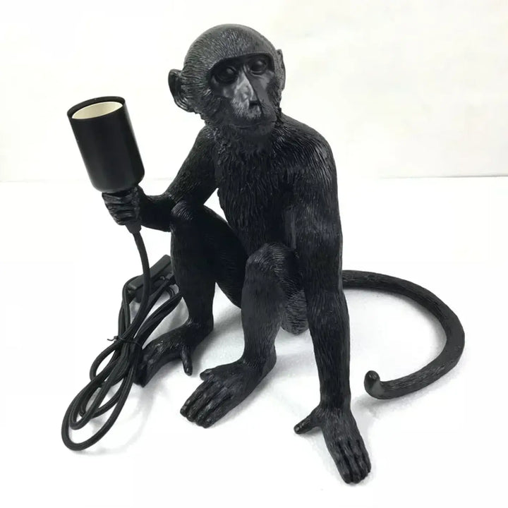 Lampe de chevet kapok en résine noire avec finition mate et surface texturée pour une lumière douce et une décoration intérieure moderne chevet moderne
