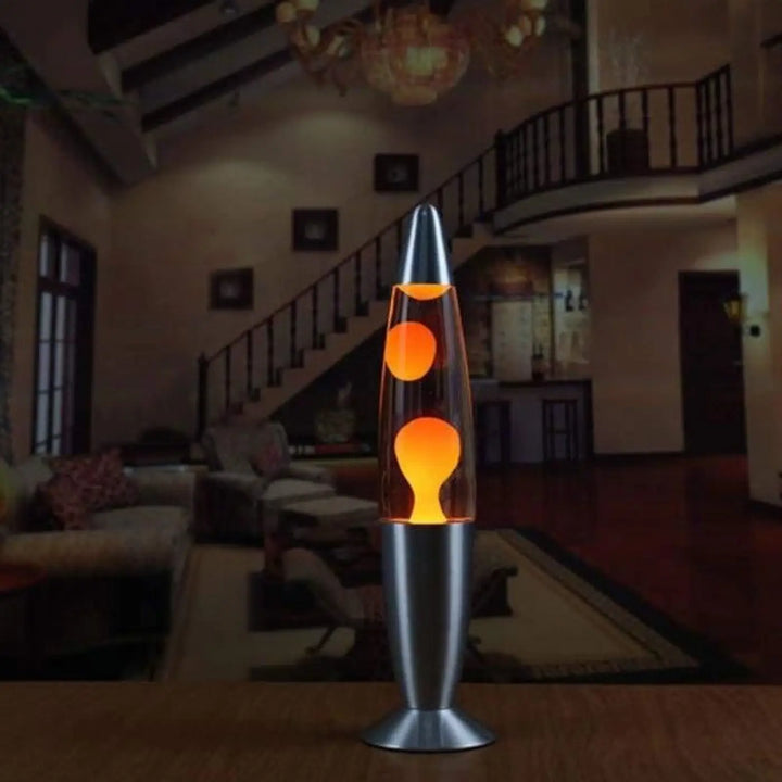 Lampe Lave Dé Moderne Verre Aluminium