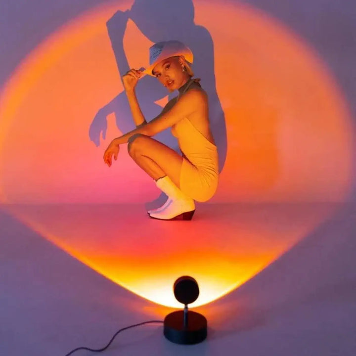 Lampe Coucher De Soleil Projecteur LED Multicolore