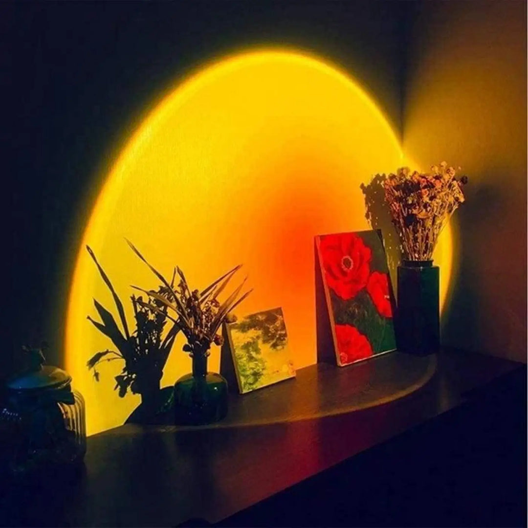 Lampe Coucher De Soleil Projecteur LED Multicolore