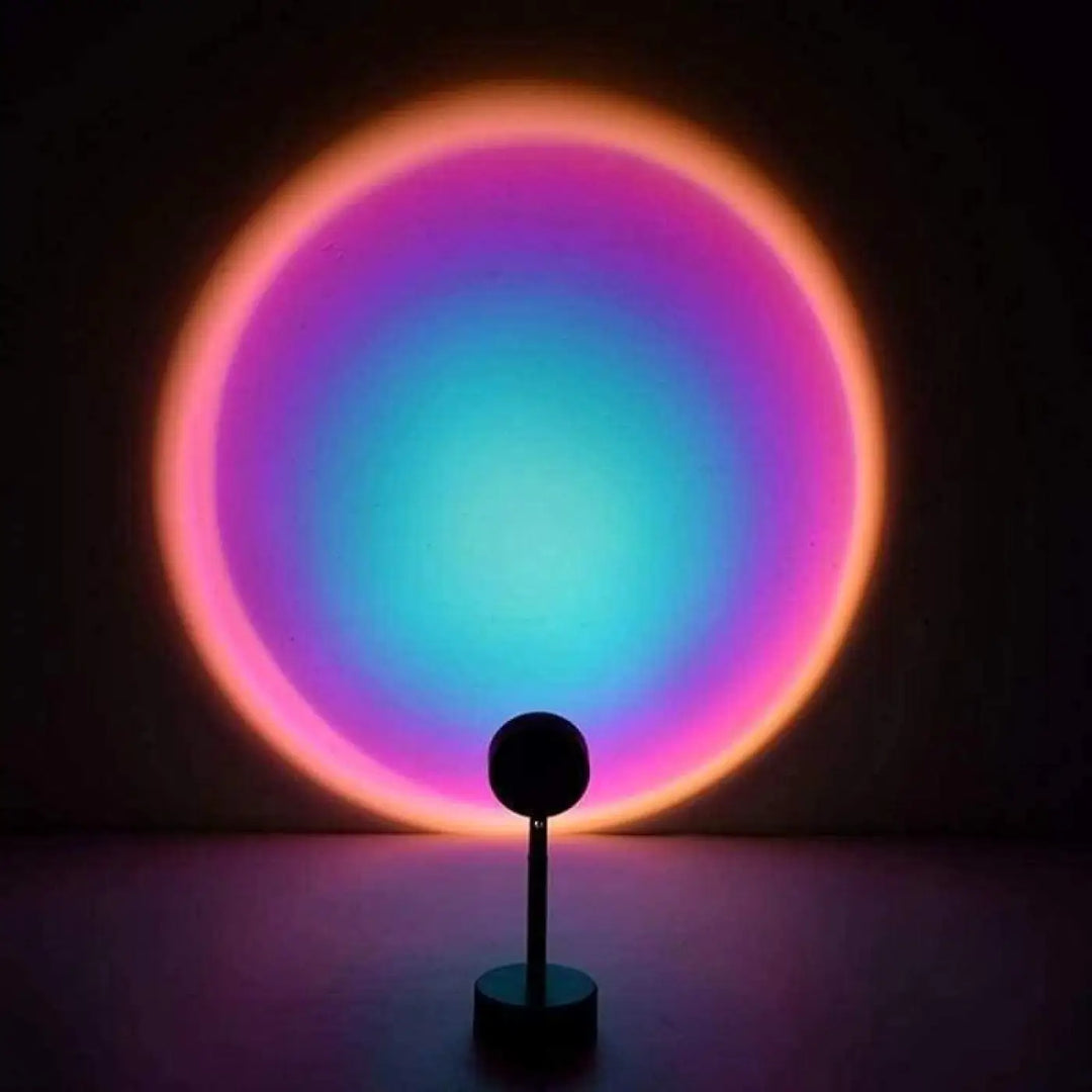Lampe Coucher De Soleil Projecteur LED Multicolore