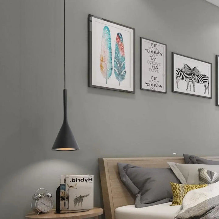 Lampe Suspendue Cuisine Élégante En Aluminium