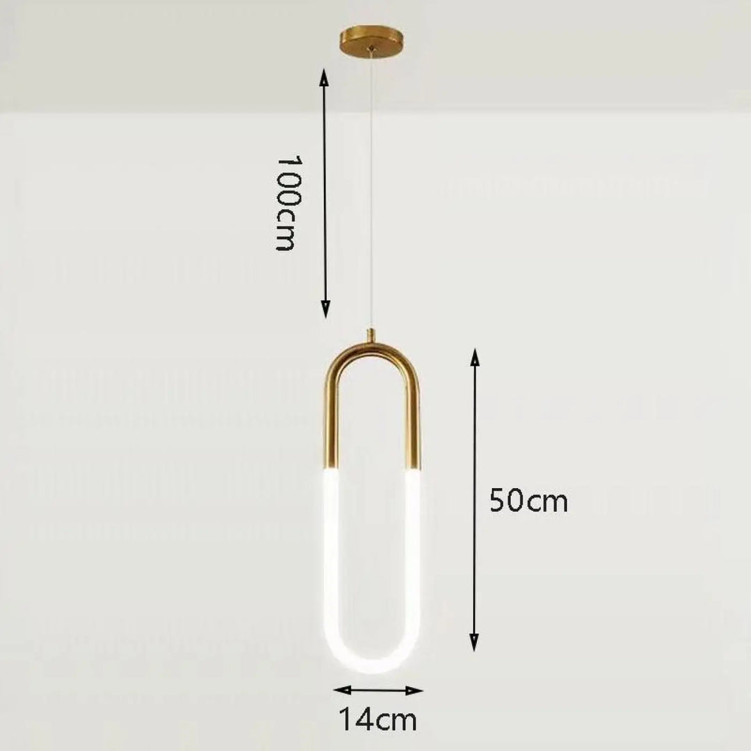 Lampe Suspension LED Moderne Avec Forme Élégante