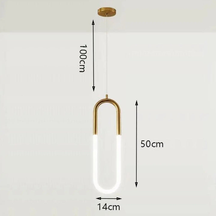 Lampe Suspension LED Moderne Avec Forme Élégante