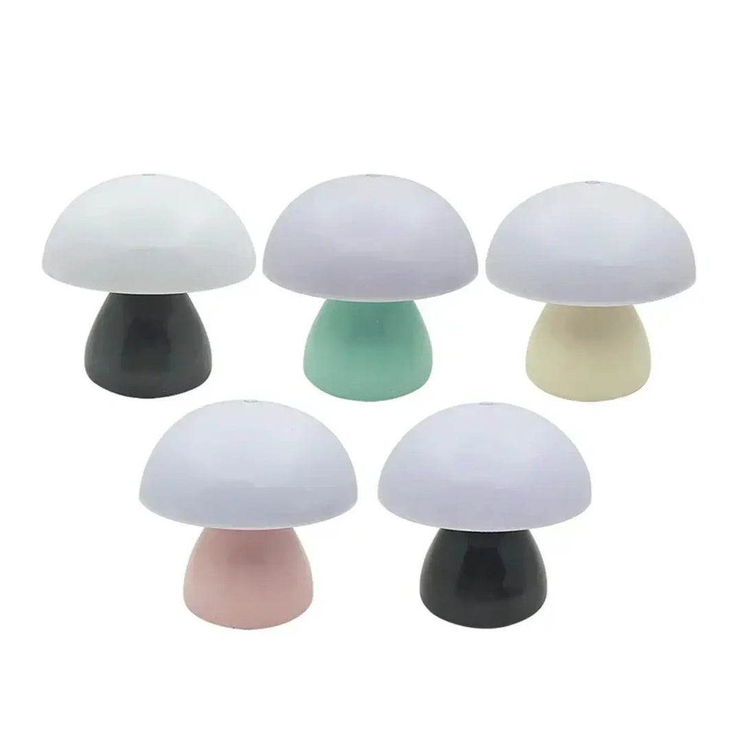 Lampe de table design champignon coloré style rétro chic