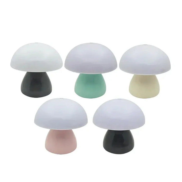Lampe de table design champignon coloré style rétro chic