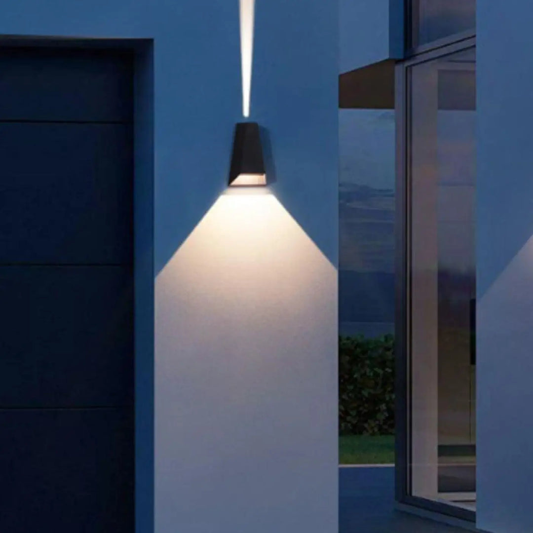 Luminaire Extérieur Acier Galvanisé Applique Noire