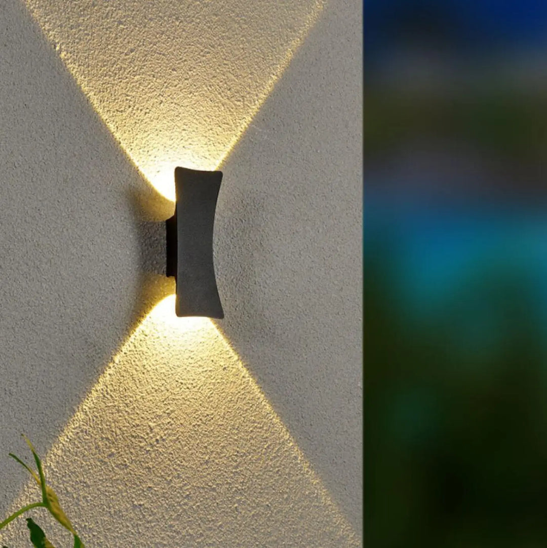 Luminaire Extérieur Contemporain Design Courbé LED