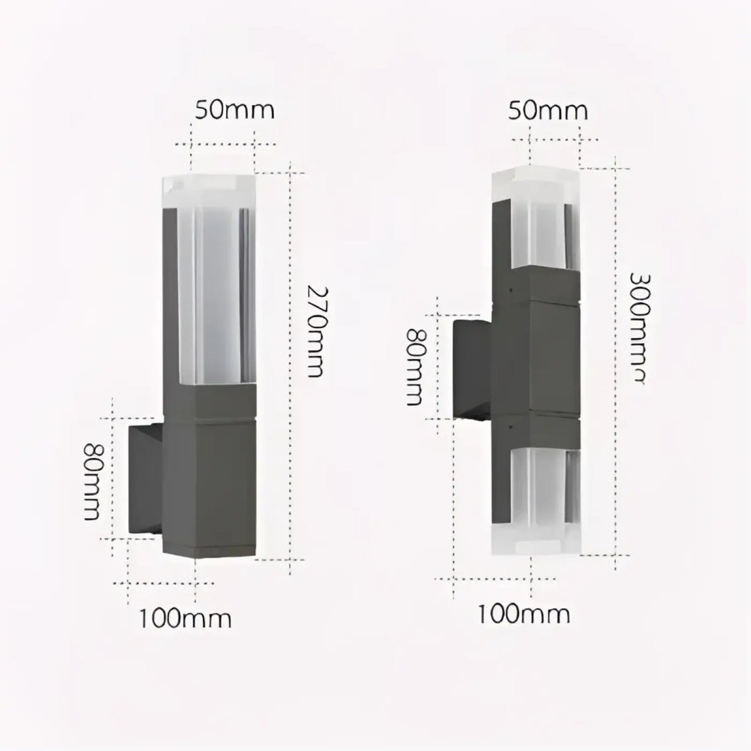 Luminaire Extérieur Mural Applique LED Étanche