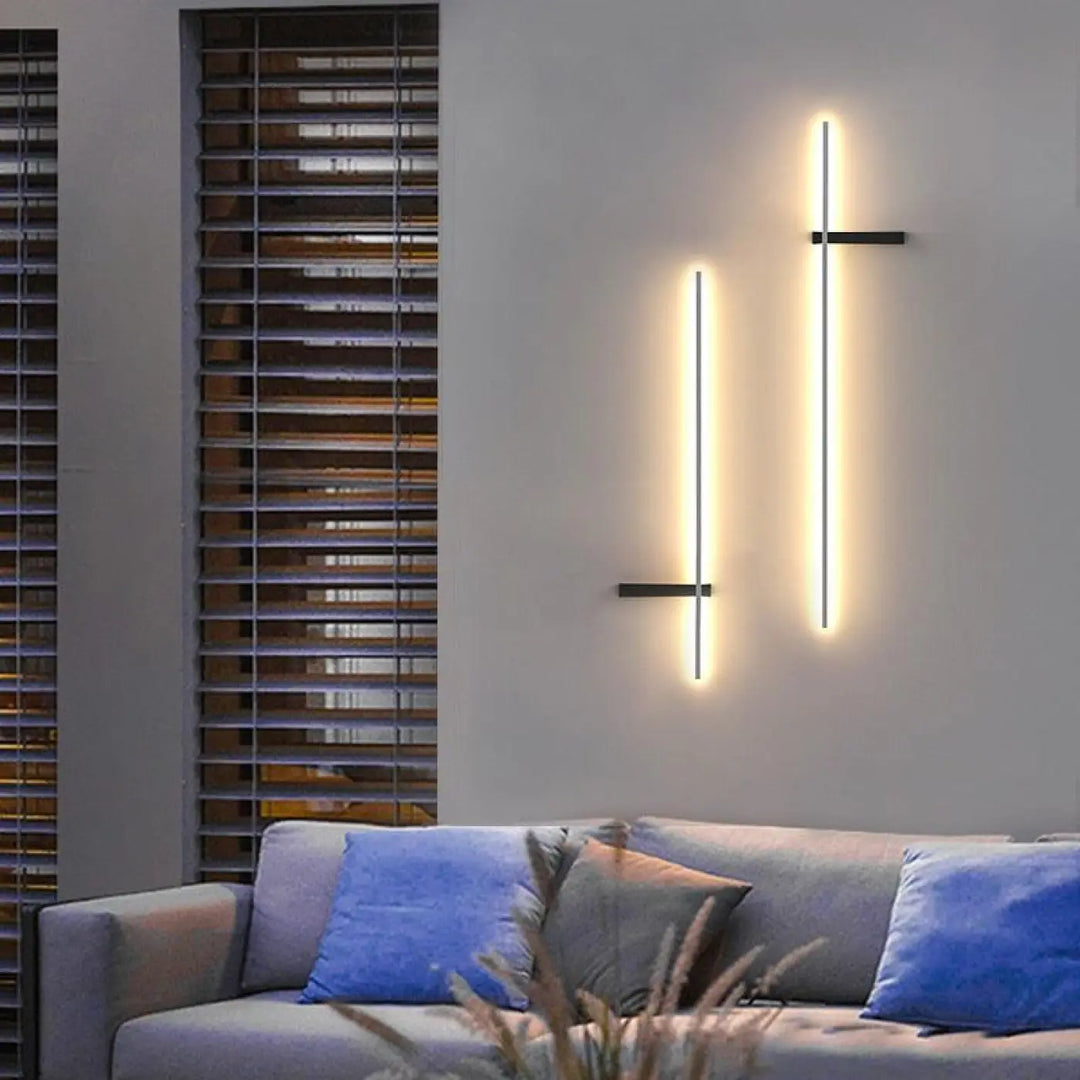 Luminaire Extérieur Sur Pied Applique Noire Croix