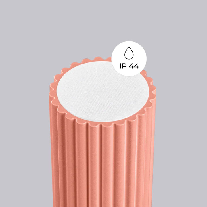 Plafonnier halo corail avec surface texturée blanche et résistance ip44 pour lampe halo sphère laiteuse bureau décorative