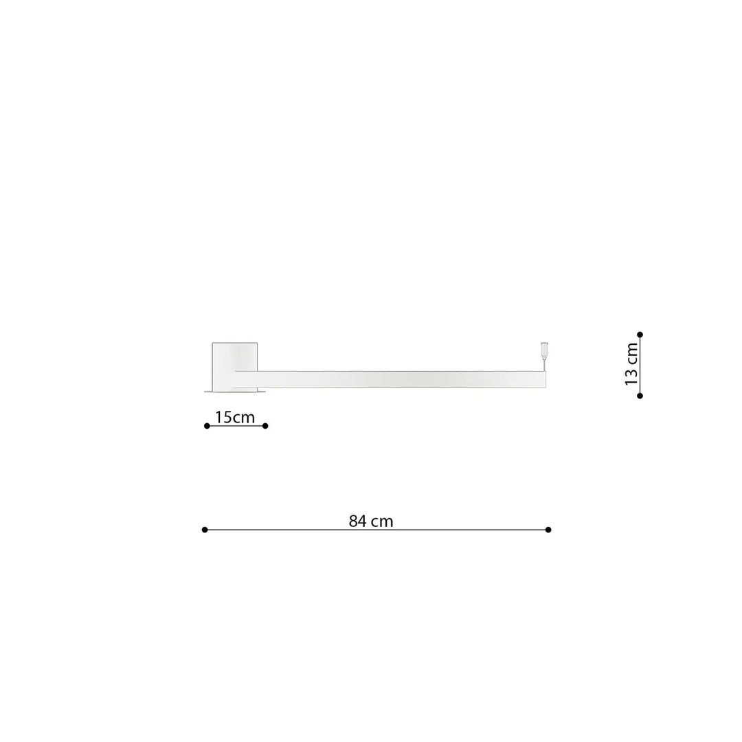 Luminaire plafonnier rio 78 4000k blanc avec modules led design unique pour lampes rio minimaliste