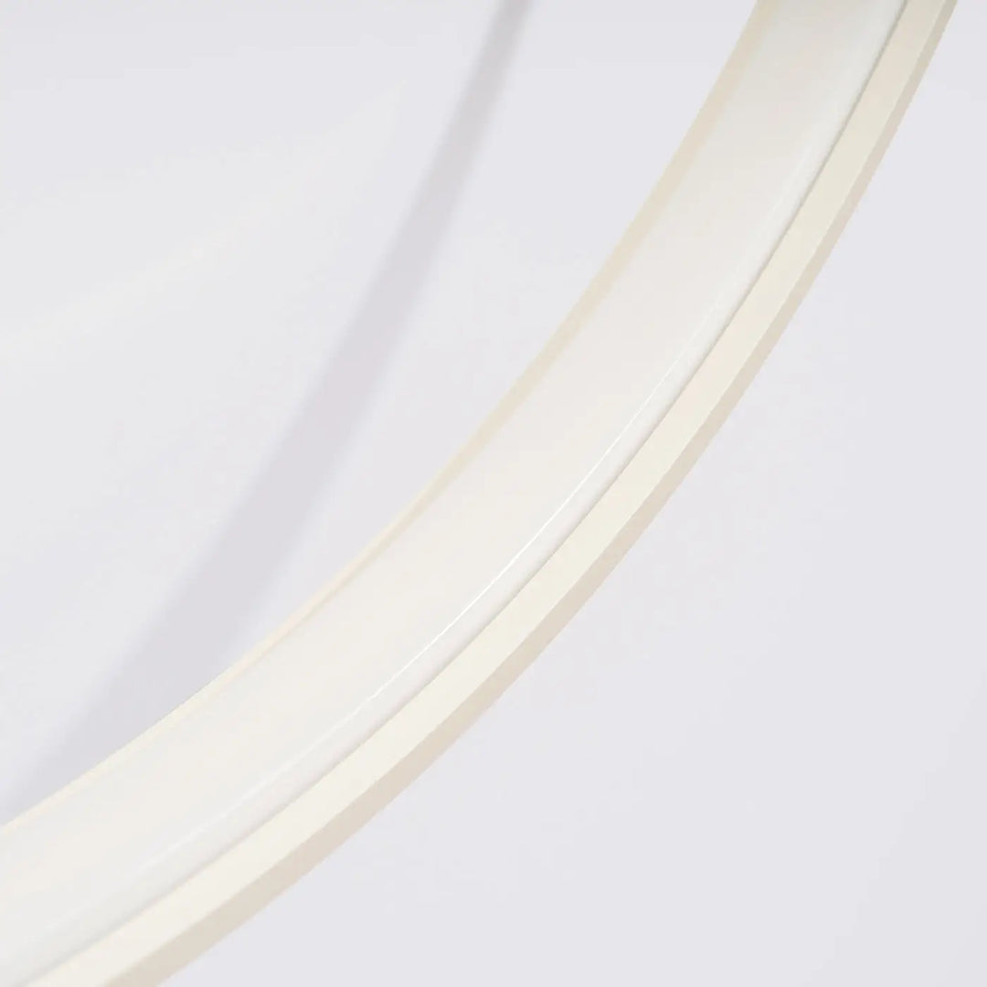 Luminaire plafonnier rio 110 4000k beige avec finition lisse en silicone élégant aluminium allient élégance anneaux led collection rio