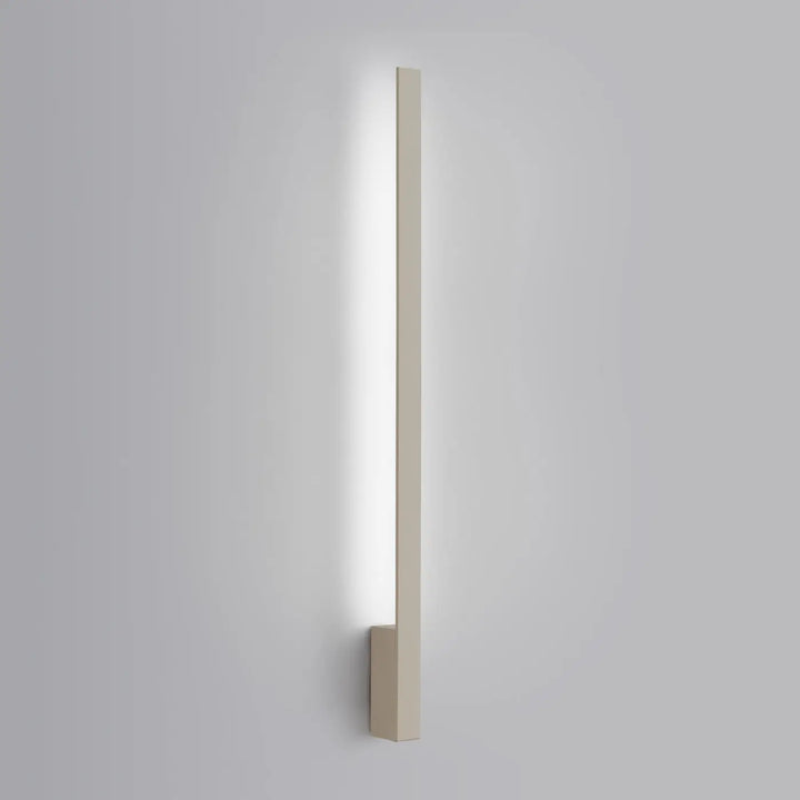 Applique murale lahti 90 led 4000k beige minimaliste rectangulaire avec design moderne compatible vert olive ocre rouge