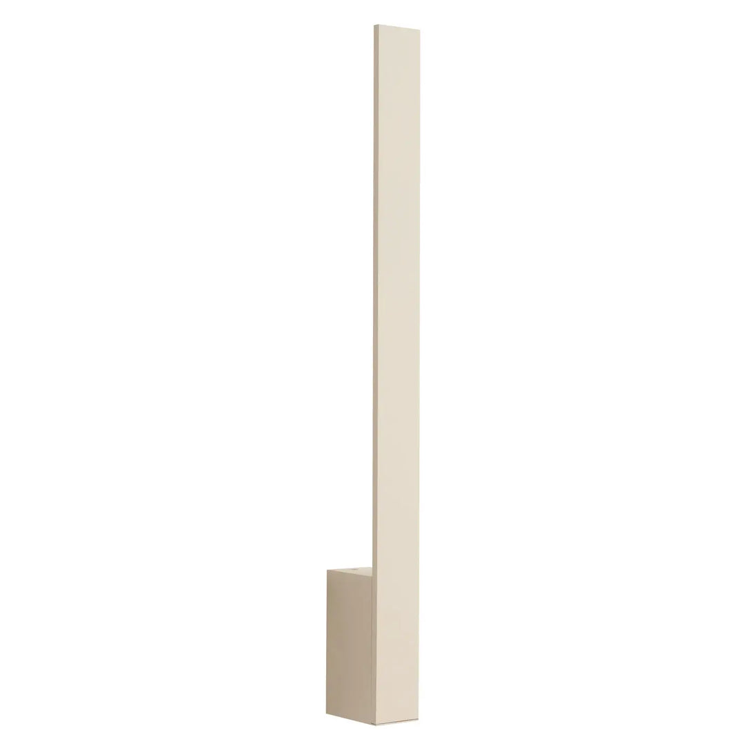 Applique murale lahti beige minimaliste avec design rectangulaire lisse allie design moderne et fonctionnalité pratique