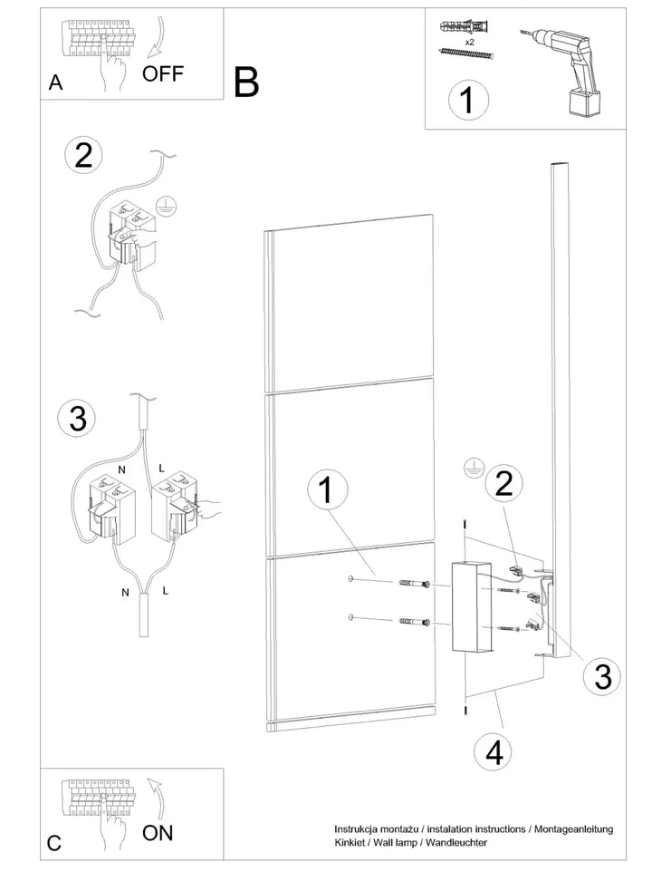 Applique murale lahti 90 led beige avec design moderne rectangulaire et finition métallique pour mur intérieur