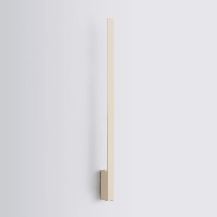 Applique murale lahti 90 led beige avec design moderne rectangulaire minimaliste pour éclairage intérieur élégant