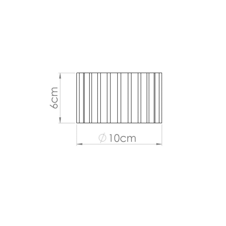 Luminaire plafonnier aura 1 beige avec forme unique inspirée et plateau rectangulaire minimaliste à rainures verticales
