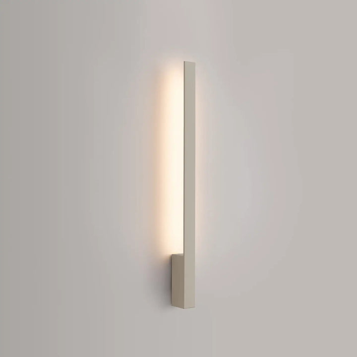 Minimalist l’applique murale lahti 70 led beige émettant une lumière ambiante chaude avec un design moderne allie