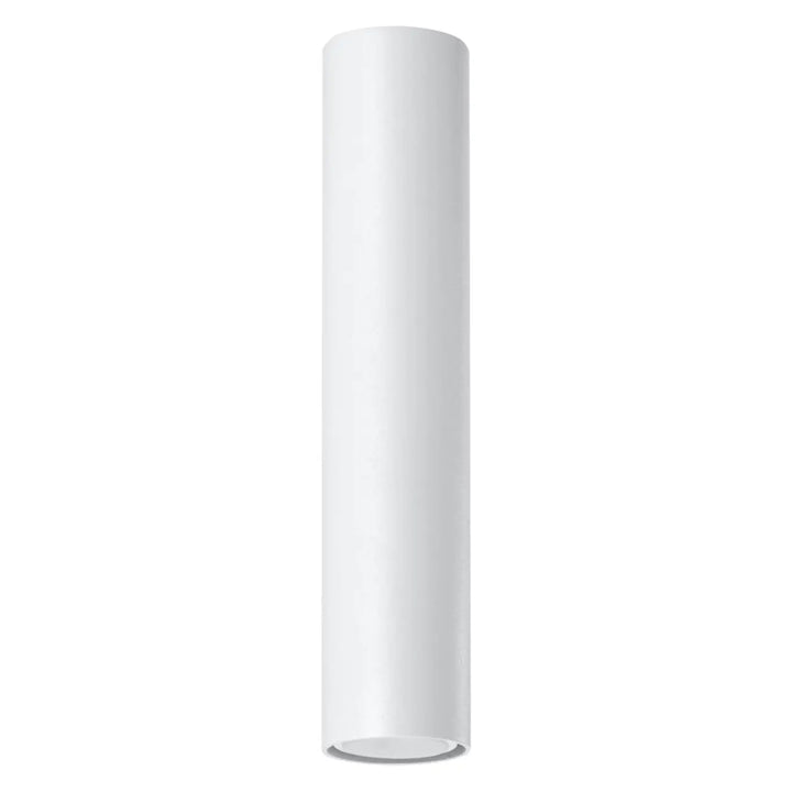 Plafonnier lagos blanc cylindre en finition mate pour une élégance moderne et une lumière fonctionnelle